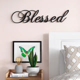 Guafe Blessed Black Metal Wall Decor