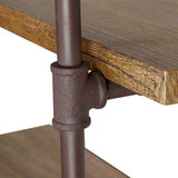 Asainti 3 Piece Rectangle Distressed Wood Tiered Shelf