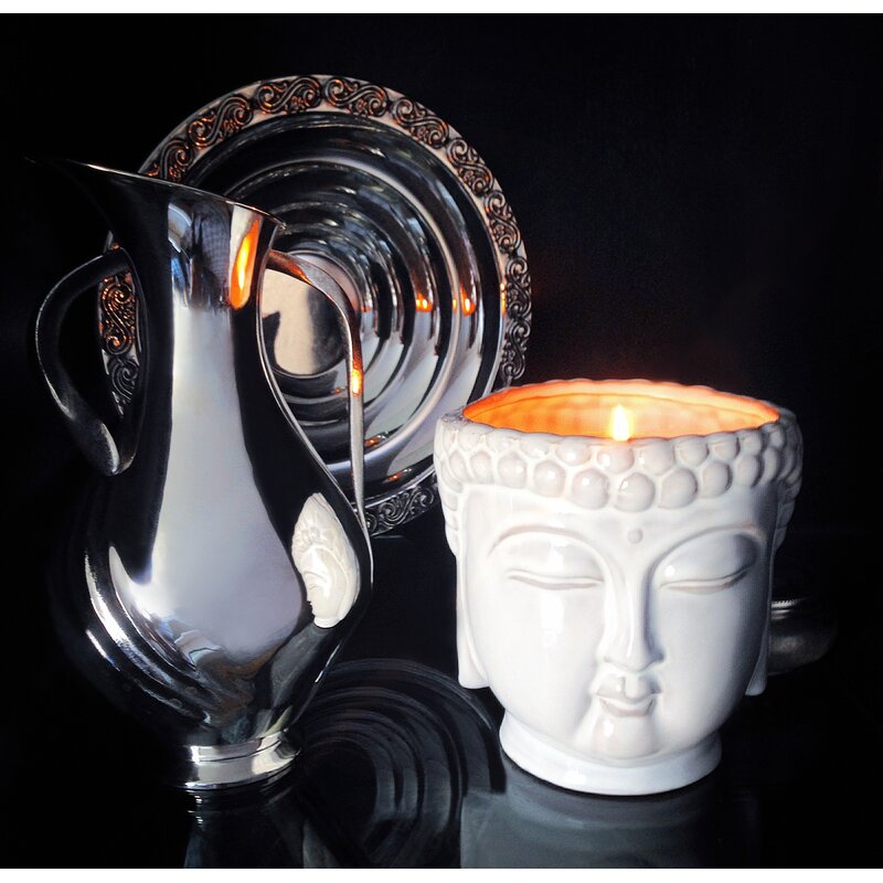 Marto Buddha Scented Novelty Flame Smokeless Candle