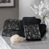 Ciaran 3 Piece Cotton Blend Multi-Size Towel Set