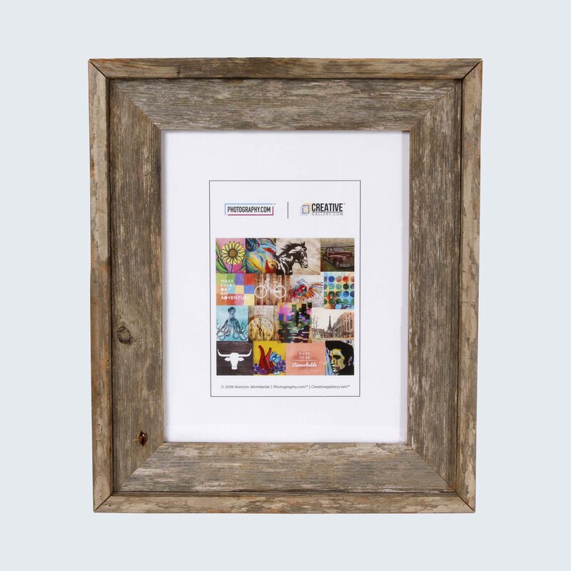 Duofbar Matte Wood Brown Single Wall Picture Frame