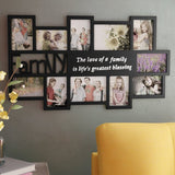Mia Matte Wood Collage Black Wall Picture Frame Set