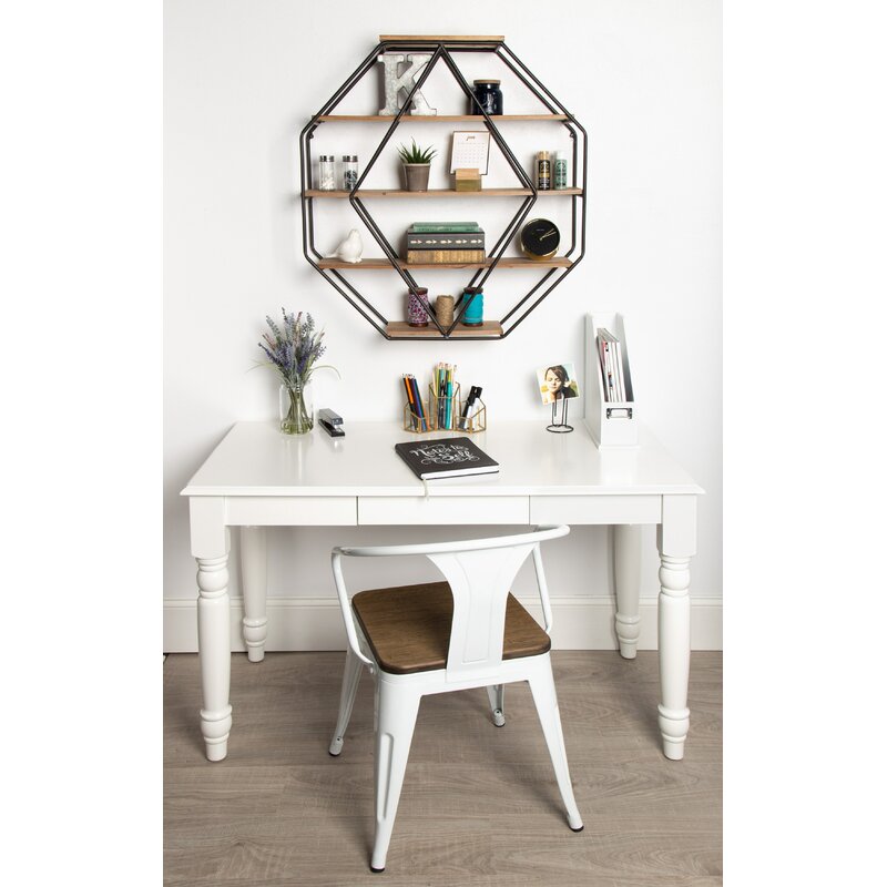 Beco 5 Piece Hexagon Decorative Wall Shelf