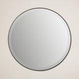 Blicqa Round Bronze Beveled Accent Mirror