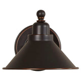 Artsy Wall 1 - Light Dimmable Mission Dust Bronze/Copper Barn Light