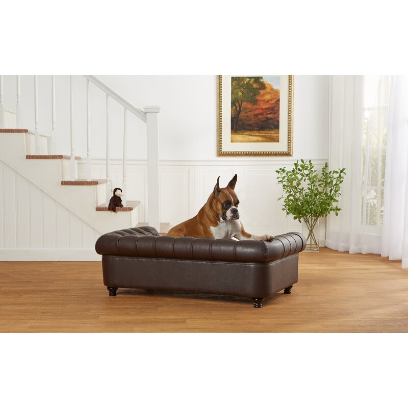 Riddleville Brown Dog Sofa