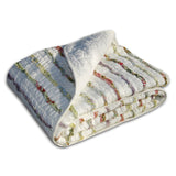Suguay 100% Cotton Quilted Ruffle Throw
