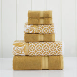 Napua 6 Piece Classic 100% Cotton Bath Towel Set