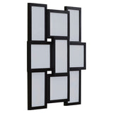 Sane 9-Opening Matte Black Collage Wall Picture Frame