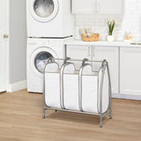 Maeser Easy Access Triple Laundry Sorter