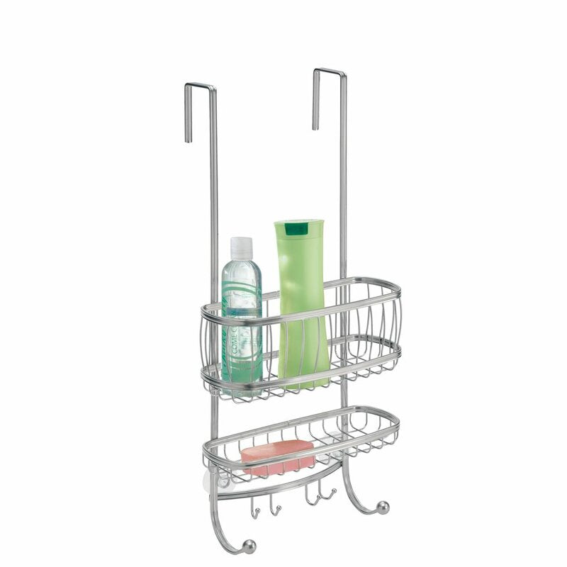 Blicson Silver Metal Hanging Shower Caddy
