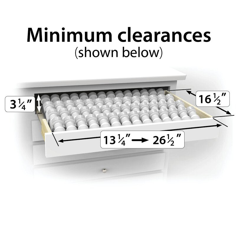 Cross Expandable 4 Tier Heavy Gauge Drawer Organizer 64 Jar Spice Rack