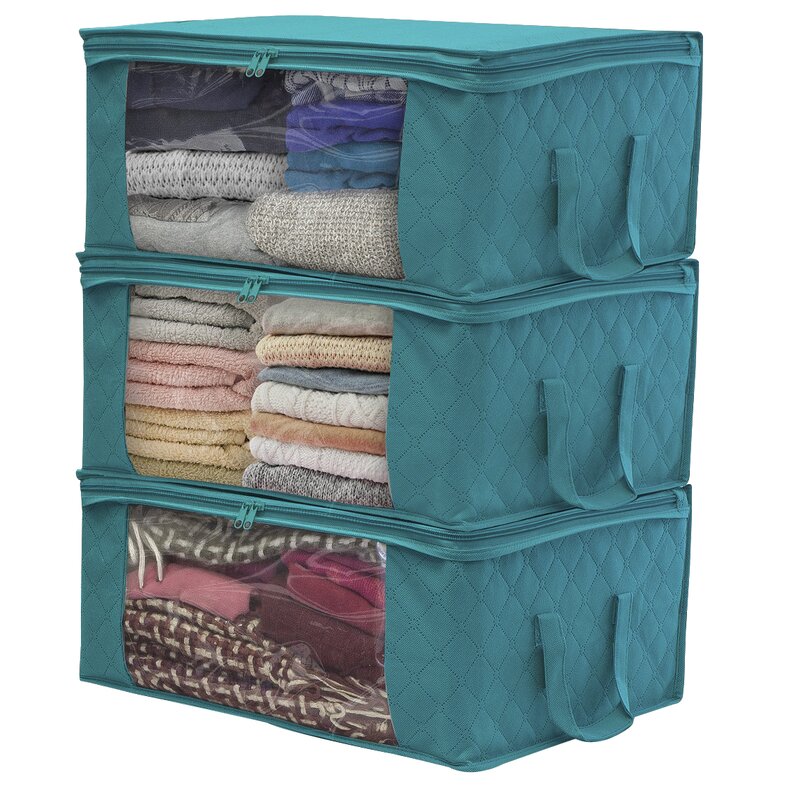 Welchda Fabric Underbed Storage (Set of 3)