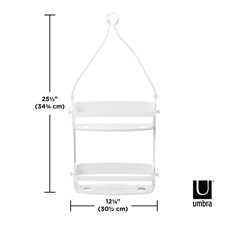 Tibenia Plastic Adjustable Hanging Shower Caddy