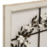 Lesaint Floral Wreath Ornamental Framed Wall Decor