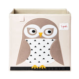 Sephmont Friendly Owl Children's FoldableFabric Storage Cube