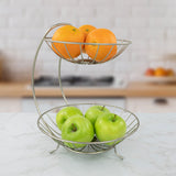 Rosa Stainless Steel Round Fruit Basket