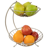 Rosa Stainless Steel Round Fruit Basket