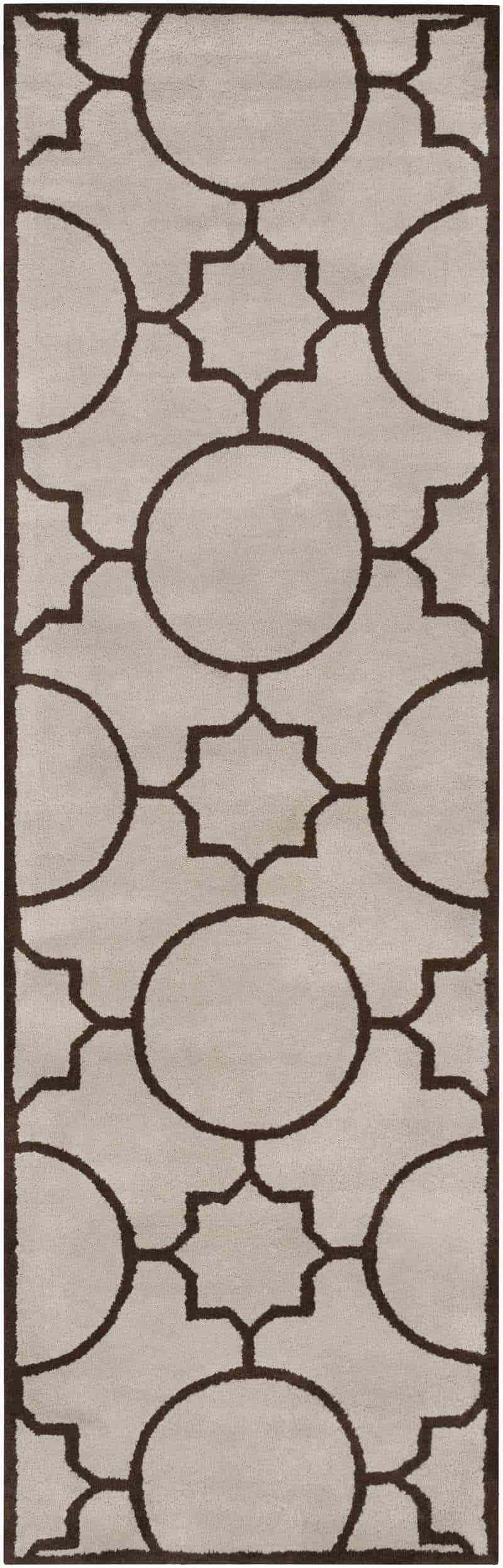 Geometric Patterned Wool Rug