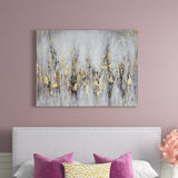 Lyma Gleaming Gold Hand-Painted Art - Print