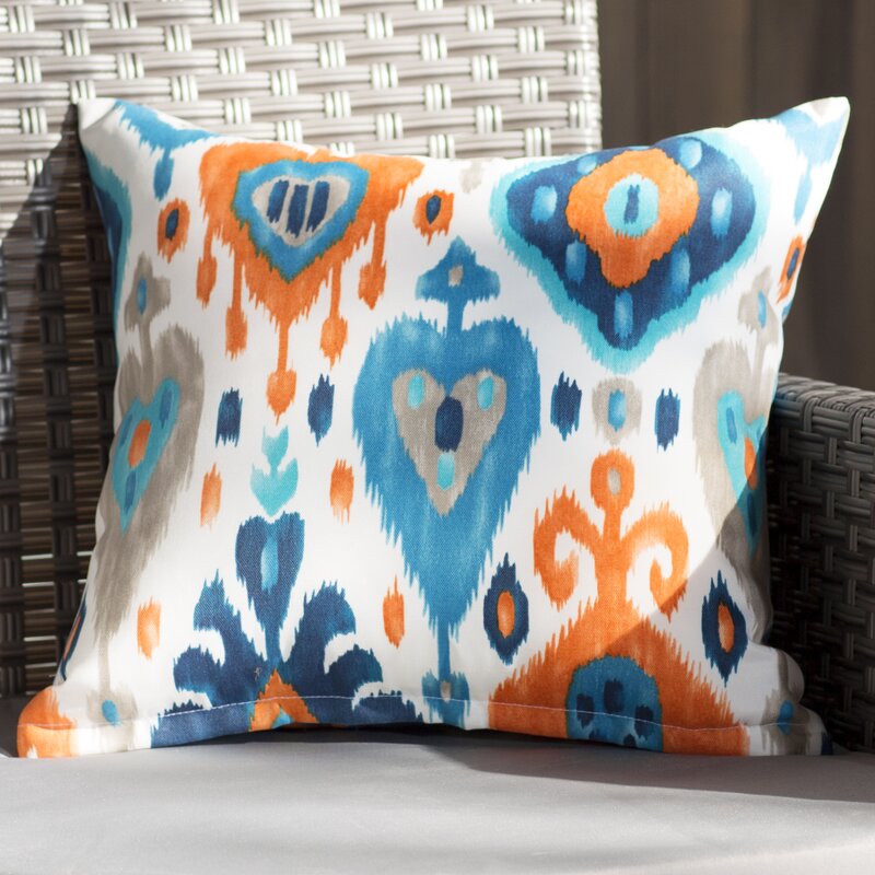 Dianki Outdoor Polyester Square Throw Pillow Cover & Insert