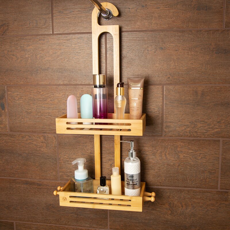 Morale Hanging Bamboo Shower Caddy