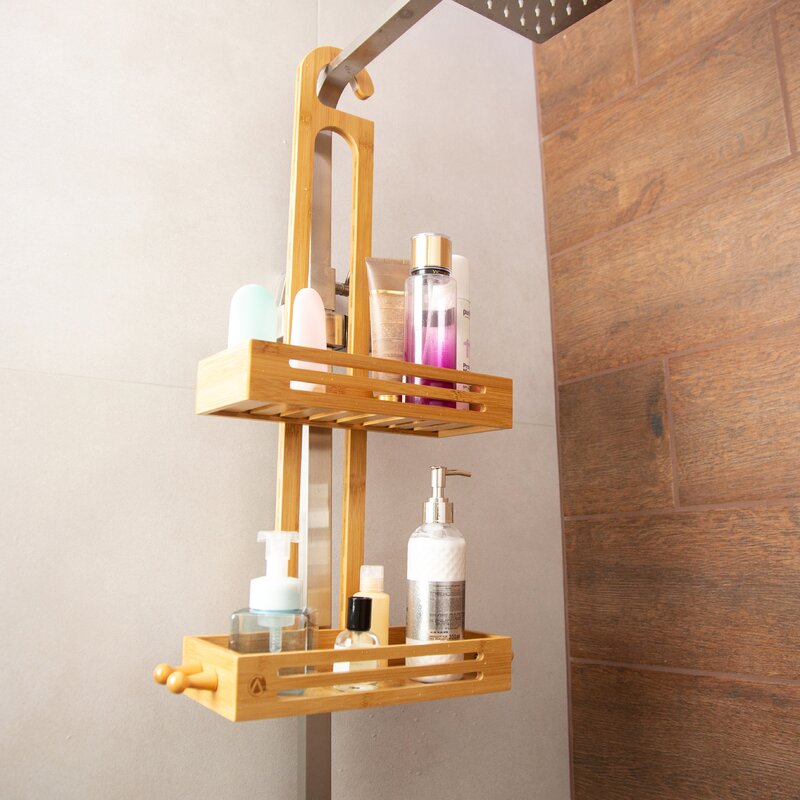 Morale Hanging Bamboo Shower Caddy
