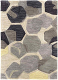 Hexagon Patterned Area Rug