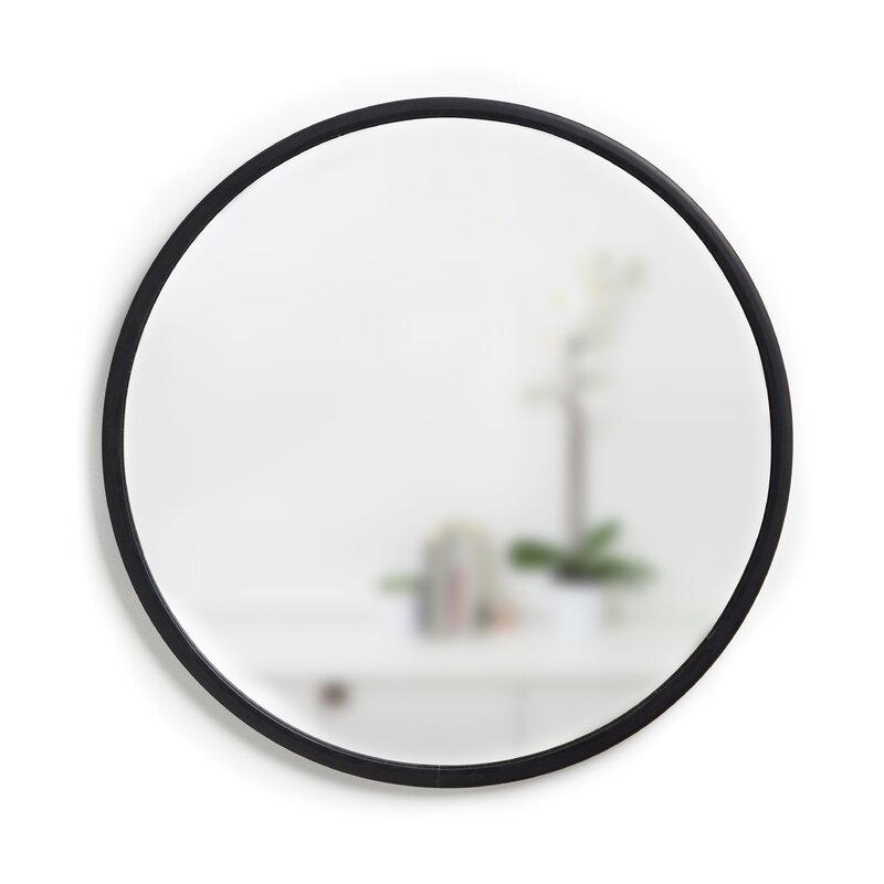 Barebo Modern & Contemporary Round Resin Accent Mirror