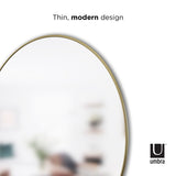 Ofliewan Modern Round Accent Mirror