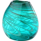 Galnia Turquoise 8.5'' Glass Table Vase