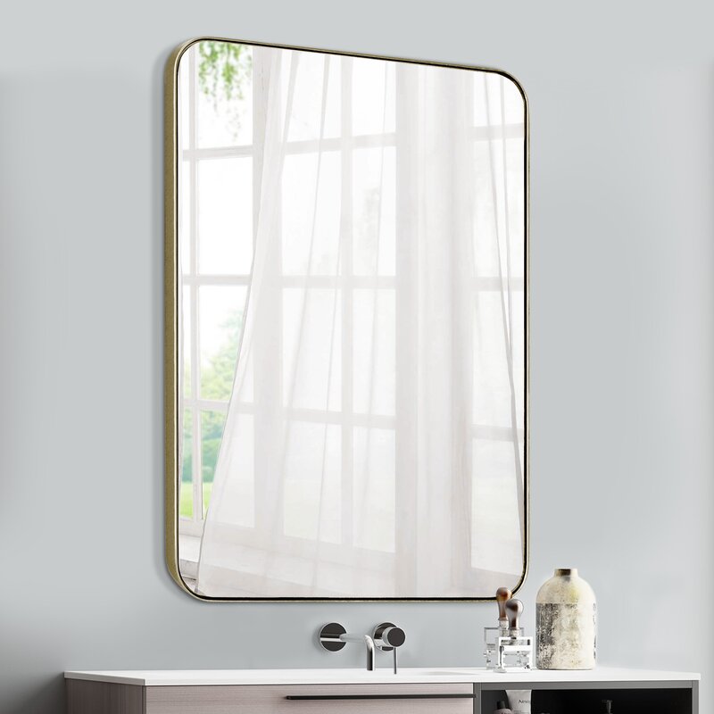 Zerout Modern Venetian Rectangular Accent Mirror