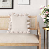Quaza Luxurious Square 100% Cotton Throw Pillow Cover & Insert