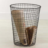 Vercourt 6 Gallons Round Steel Open Waste Basket