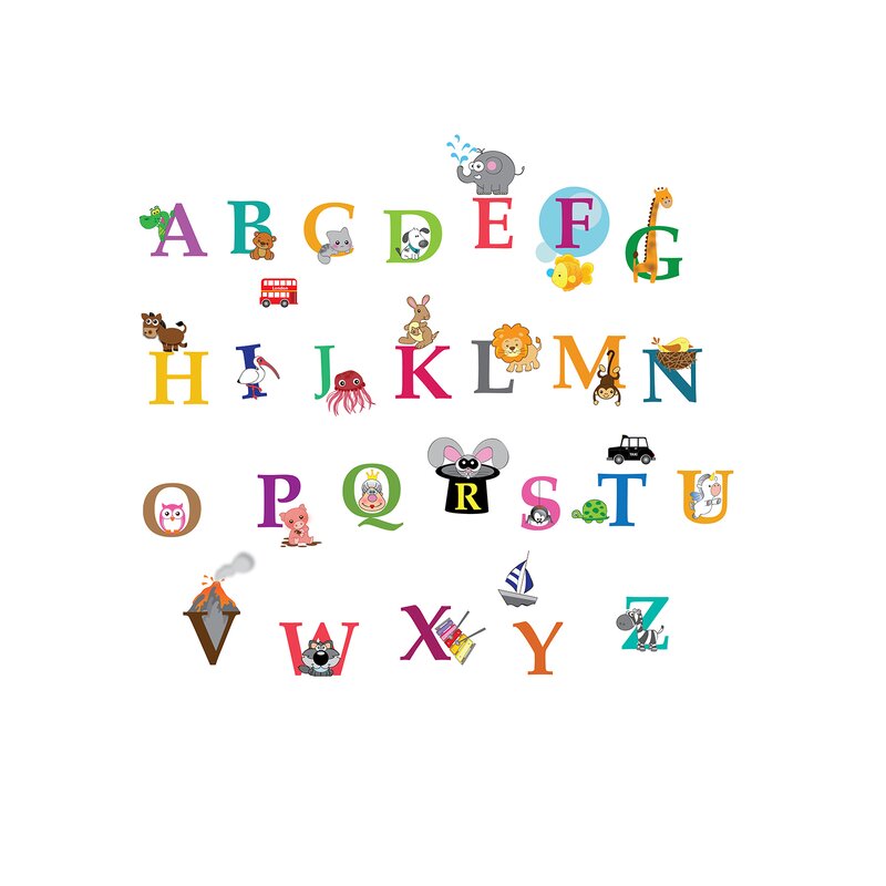 Courtney Alphabet Cute Wall Decal