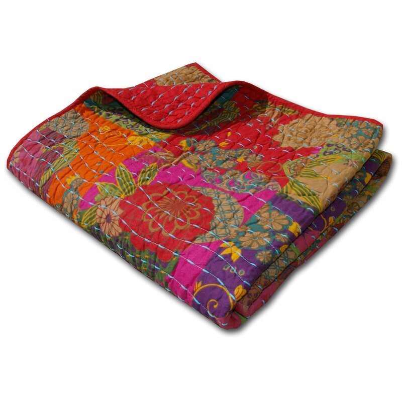 Ofra 100% Cotton Quilted Throw Blanket