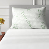Slandsar Rayon from Bamboo Shredded Memory Foam Plush Support Pillow (Set of 2)