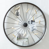 Fela Metal Black Wheel Wall Decorative Photo Holder