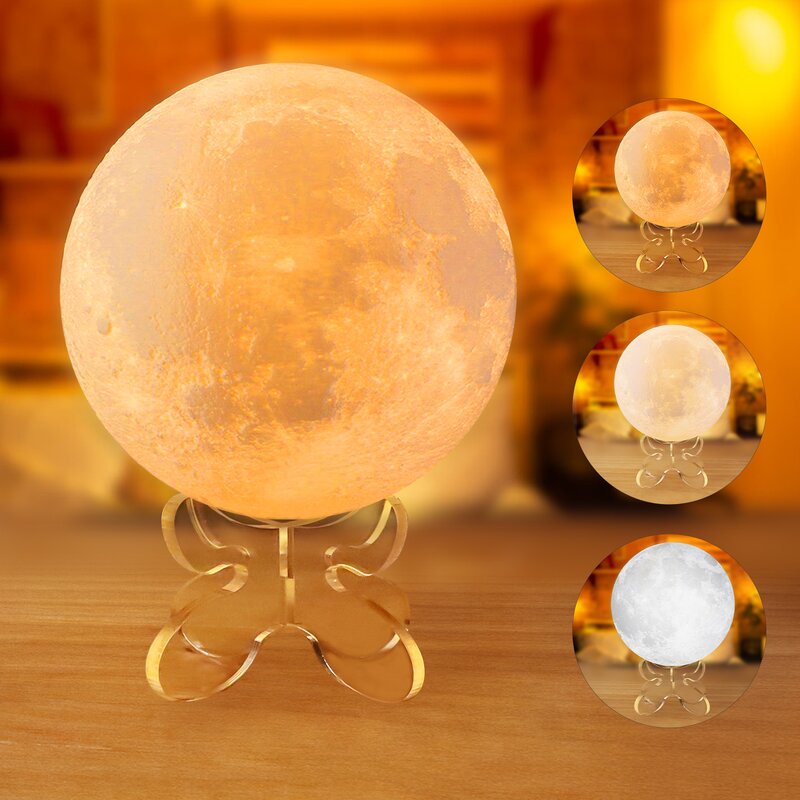 Hunbamp LED Moon Night Light For Kids Gift