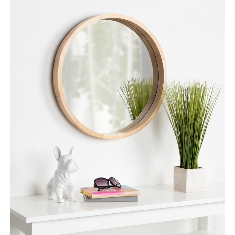 Mida Modern & Contemporary Round Accent Mirror