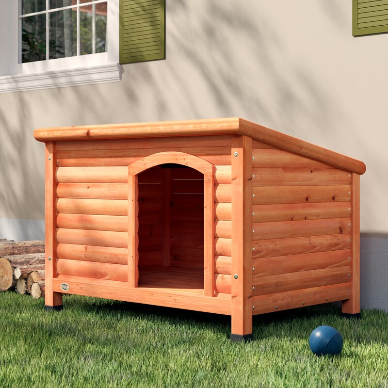 Bevier Solid Pine Dog House