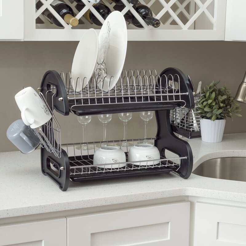 Rougemont Acrylic 2 Tier Dish Rack