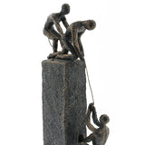 Pierreje Polystone Three Men Rope Figurine