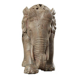 Riacrozbe Gray Giant Elephant Figurine
