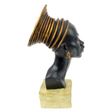 Mibang Black/Gold Resin Sculptural Bust