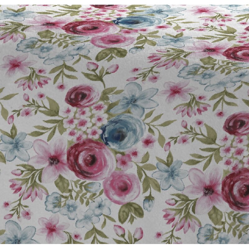 Imaszam Floral 100% Cotton Flannel Sheet Set
