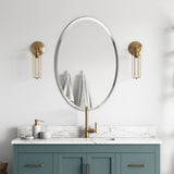 Andgoco Modern & Contemporary Silver Beveled Accent Mirror