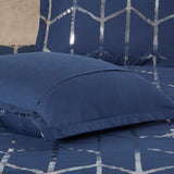 Fibya Standard Geometric Printed Comforter Set