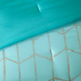 Fibya Standard Geometric Printed Comforter Set