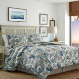 Tuncent 100% Cotton Reversible Coastal 3 Piece Comforter Set